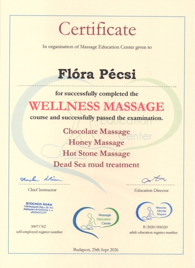 Wellness massage - Nyugati Massage Studio
